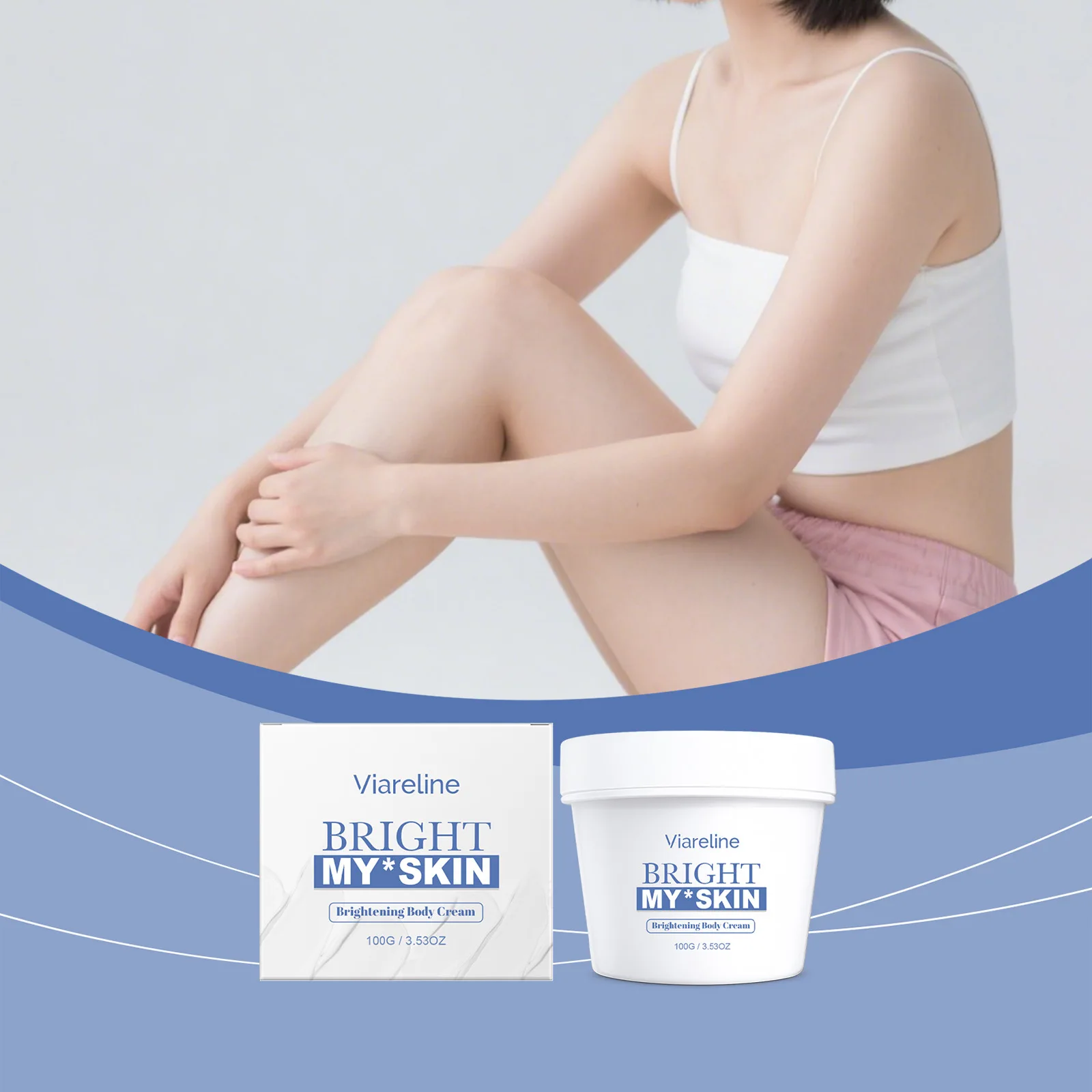 

Brightening Body Cream Brightening My Skin Fade Dark Spots Remove Melanin Non-Greasy Lasting Moisturizing Soothing Body Lotion