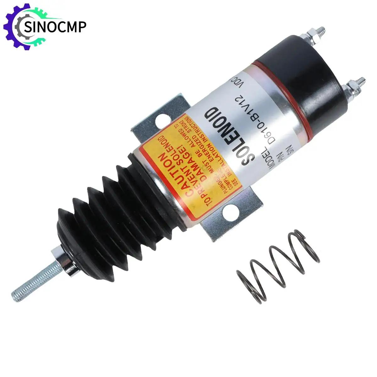 

12V New Dual Coil Pull Solenoid D610-B1V12 D610B1V12 for Kubota D905 Engine WG-750 DF-752 DF-972 D1105 Z482 Shut off Solenoid