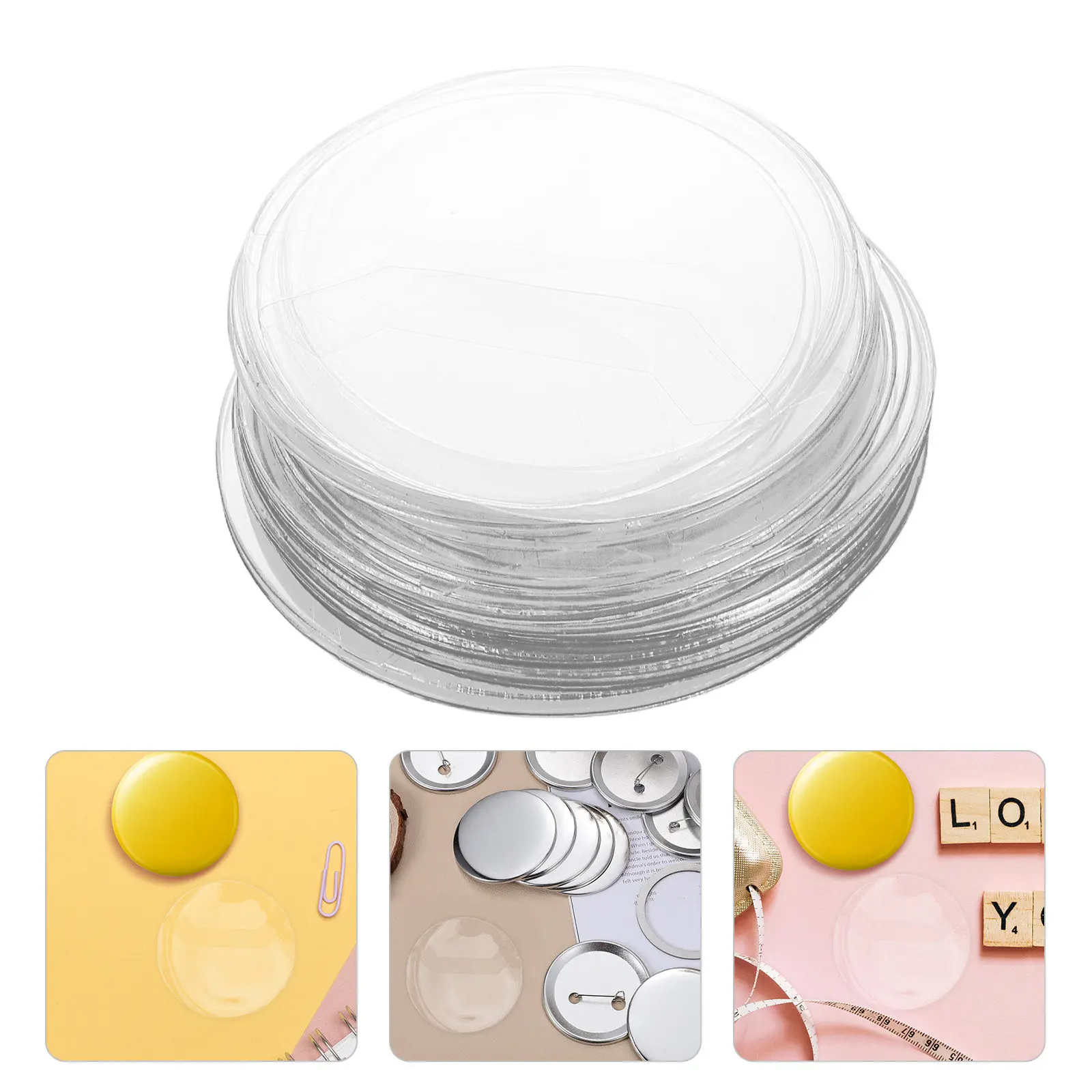 

60 шт. Прозрачные защитные чехлы для бейджей, сверхпрочные, ударопрочные, для карт 63 мм, 72 мм, 80 мм, для хранения и демонстрации бейджей