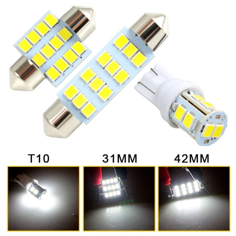 Automotive LED Replacement Bulb 24 Piece Width Lamp Spare Set for Vehicle Light Maintenance and Garage Backup H9EE