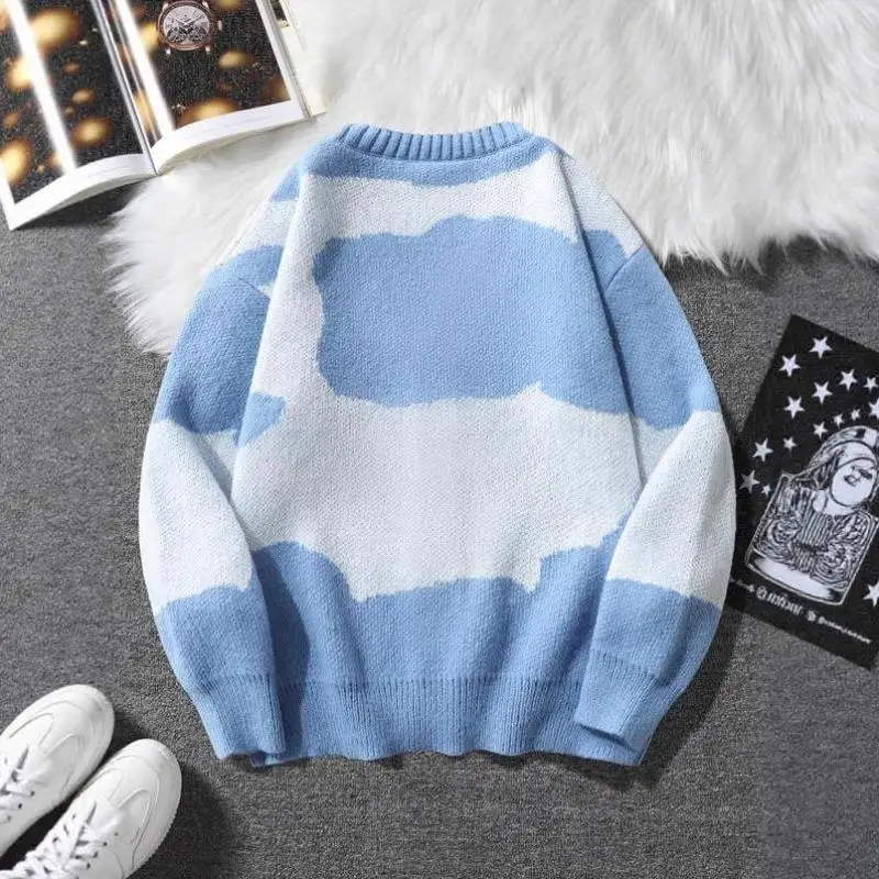 

Men's Knitted Sweater Thiened Coolmax Fiber Collar Nine Sve Length Ciwalk Suitable Knitwear for Men