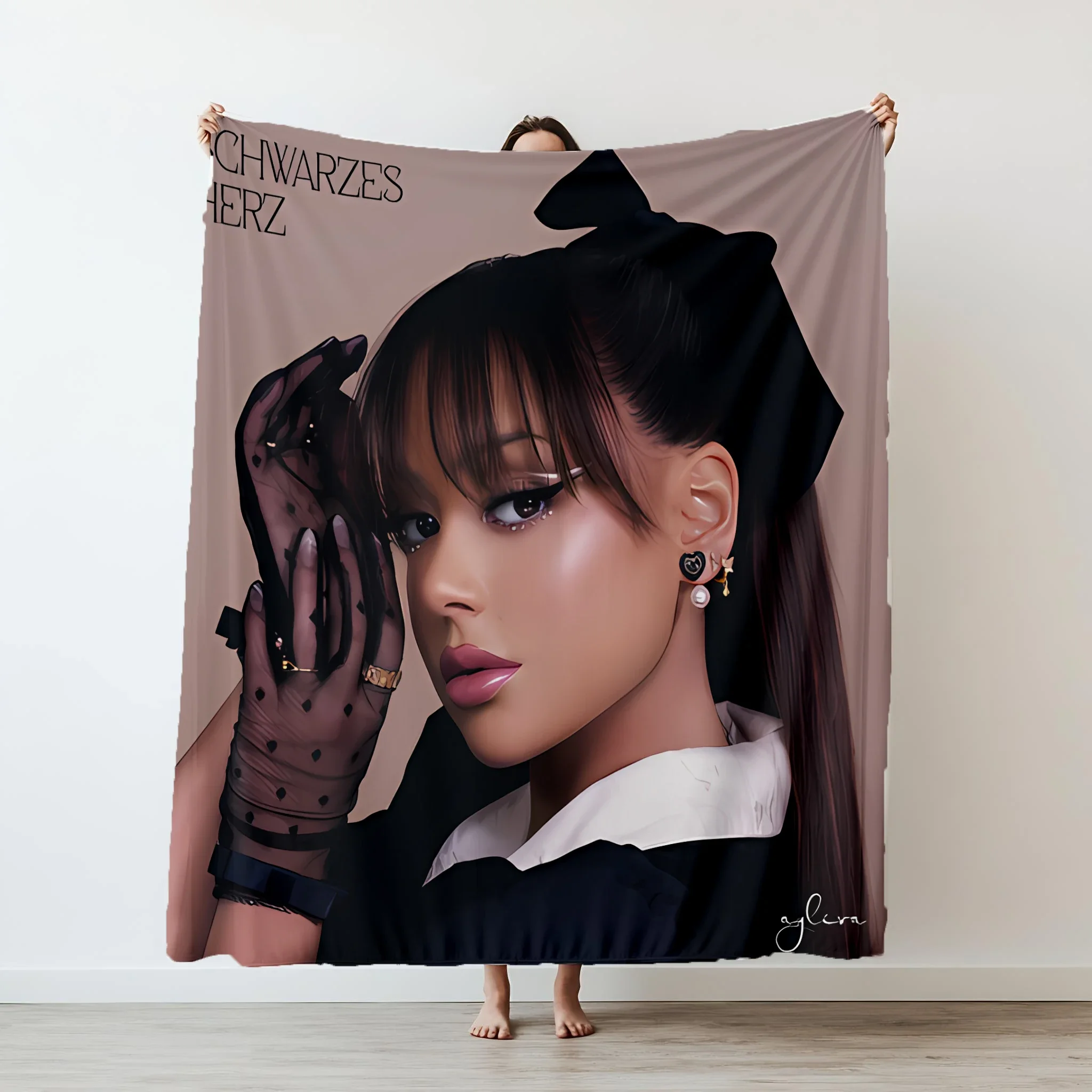 

Мягкое одеяло из микрофибры Ayliva для кровати и дивана с принтом Cool Singer FANS, всесезонное, в различных размерах