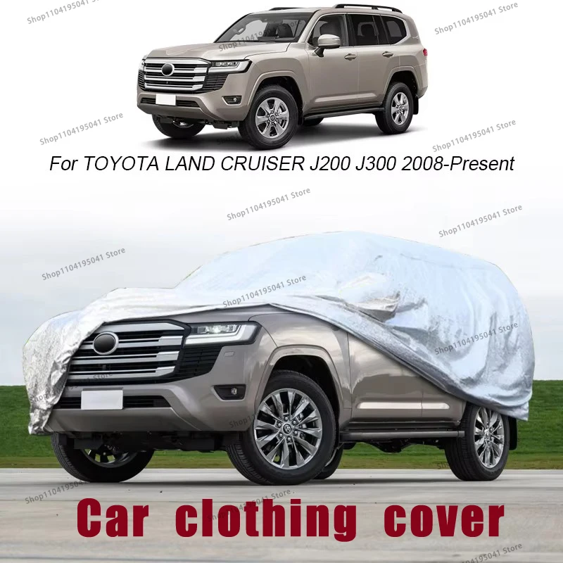 Car Cover For Toyota LAND CRUISER pajero Auto Dustproof Anti-Rain Snow WaterproofCar cover Oxford clothing