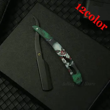 Berber erkek tıraş makinesi düz kenar berber jileti bıçakları manuel sakal tıraş ve bakım değiştirilebilir bıçaklar Shavette erkekler için hediye