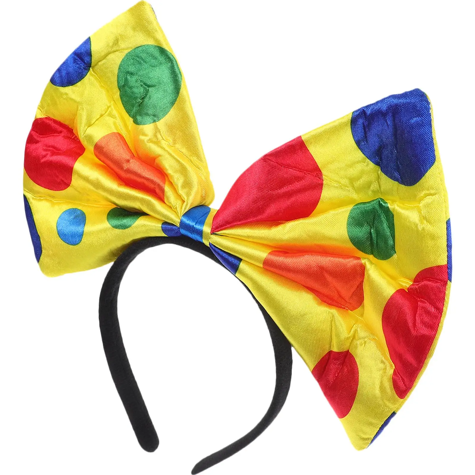 

Clown Headband Large Ear Soft Hair Hoop Headpiece One Size Women Girls Halloween Cosplay Costume Party Accessories Hair Tools