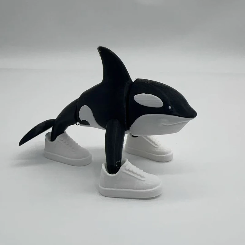 تمثال Brainrot الإيطالي المطبوع ثلاثي الأبعاد Bombombini Gusini، Orcalero Orcala، Odindin Dindin Dun، BurbALONI LULILOLI زخارف سطح المكتب #3