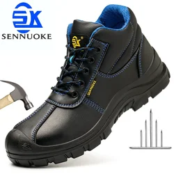 Safety Shoes Boots Man Steel Toe Cap for Work  Work Wear Industrial Boots Man Protection for the Feet Waterproof