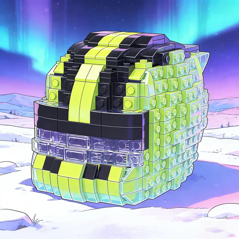 

545pcs MOC Lando Norris Helmet City Champions Model Building Blocks Architecture Toy Education Idea Christmas Gifts Kids Brick