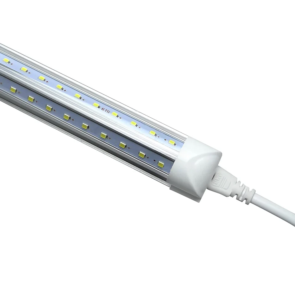 110V 220V T8 Led Lights Tube 57cm 2ft 20W 2000LM Warm White Cold White V-shape Led Bulbs Tubes 2835SMD Bar Lamp Indoor Lighting