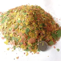 100g/packSmall Tropical Ornamental Fish Feed Aquarium Fish Thin Slice Feed Fish Feed Seedling Growth Food Family Fishing Tools