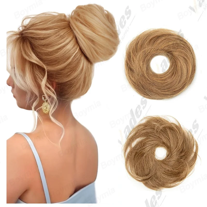 

100% наращивание человеческих волос, пончик, шиньон, резинка для волос, булочка, резинка для волос, прическа, шиньон, резинки для волос, прически для женщин, повседневное использование
