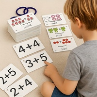 132 Cards of Addition and Subtraction Within 0-10, a Complete Set of Cards for Early Development of Arithmetic Skills, Addition, Subtraction, Multiplication, and Division Mental Arithmetic Cards, to Exercise Children's Mathematical Thinking, Concentration, and Help Them Learn, Suitable for School Supplies, Holiday Gifts, Classroom Activities, Arithmetic Practice, Educational Flashcards, Interactive Learning, Learning and Educational Writing Aids, Christmas Gifts