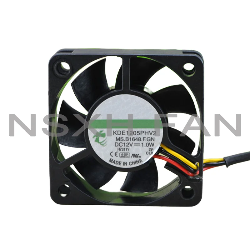 Ventilador 5cm 5cm, 12v, 1.0w, velocidade kde1205phv2