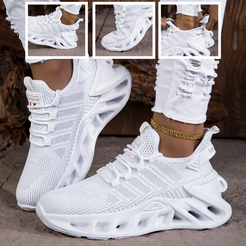 MAEDEF Women's Shoes Men Women Running Sports Shoes Lightweight Mesh Breathable Comfortable Flat Soft Tennis Shoe Sneakers Woman