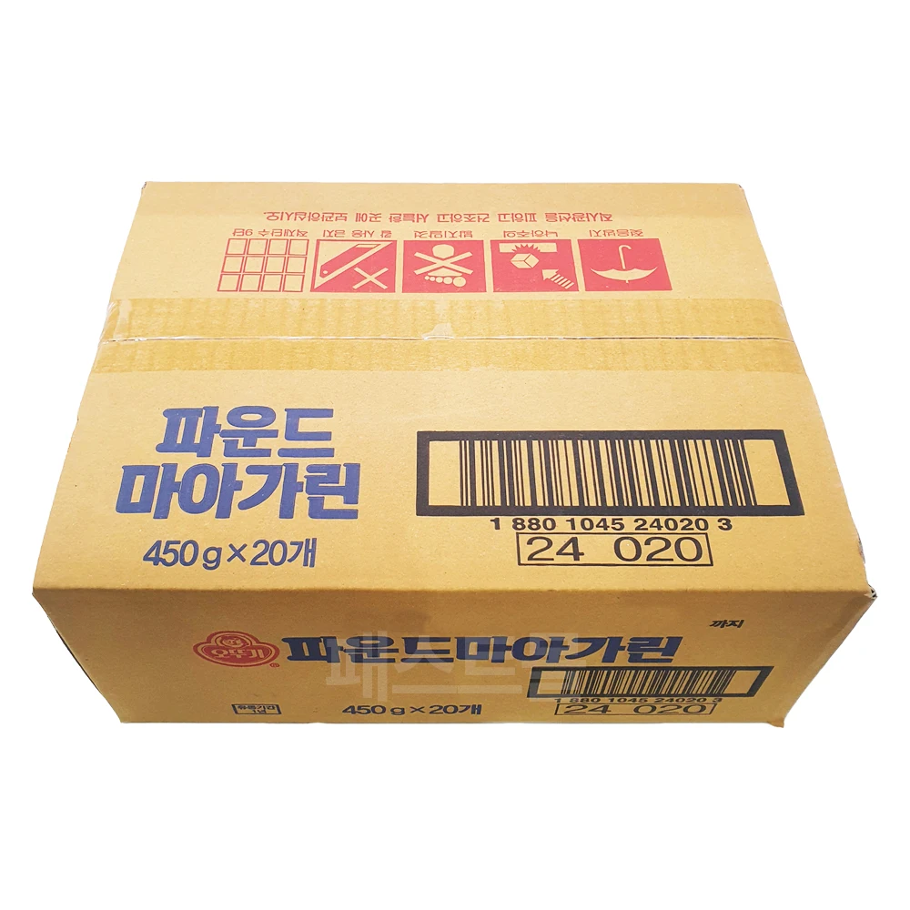 1 box of Ottogi Pounds Magarin (450g X 20 pieces)