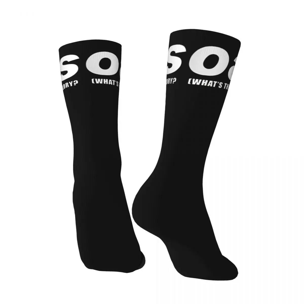 O-Oasis Rock Band Stockings Women Men Socks Breathable Funny Socks Autumn Cycling Anti Bacterial Graphic Socks Birthday Present