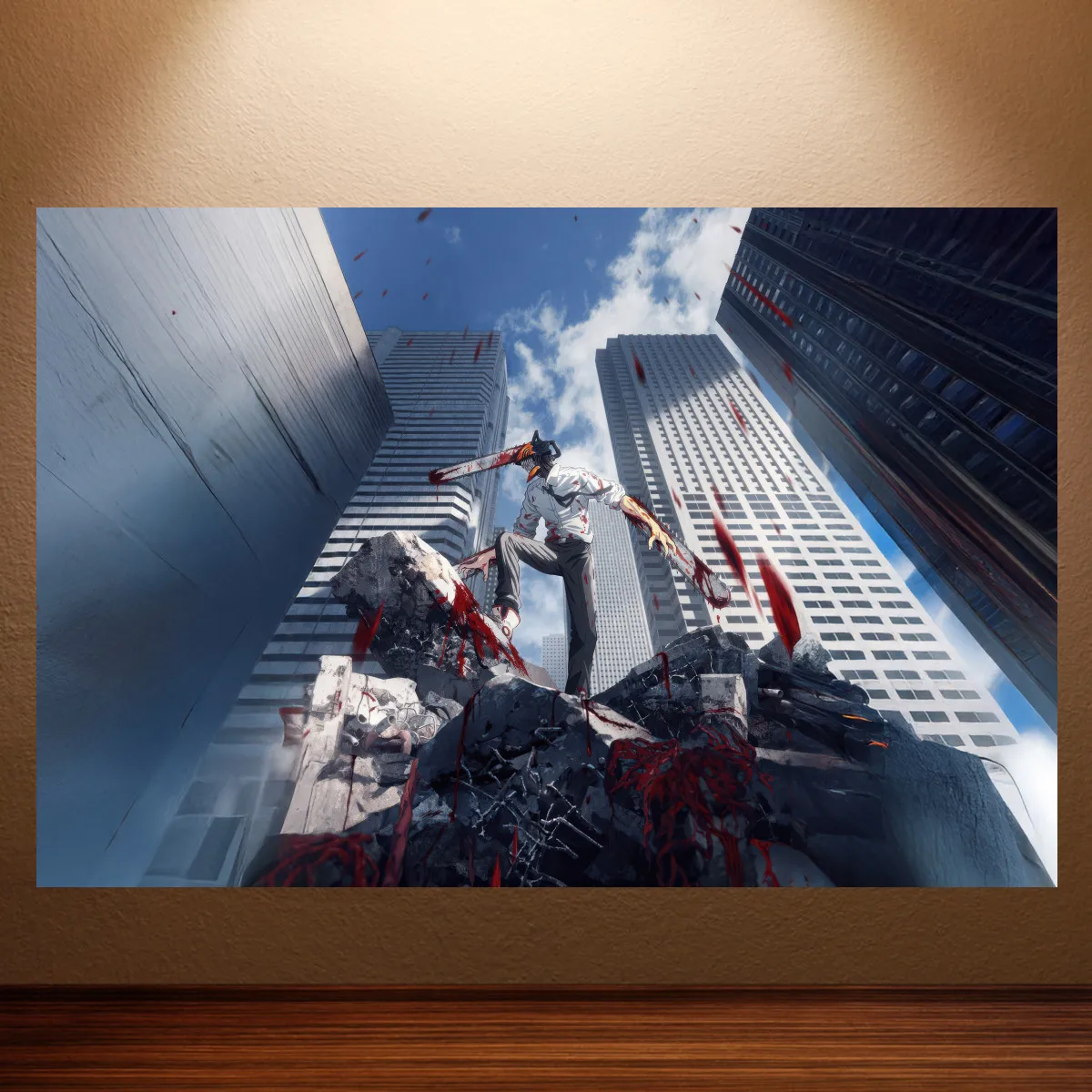 Chainsaw Man Anime Posters Variety of Characters & Scenes Canvas Prints Wall Art Decor for Otaku Room Ideal Gift for Anime Fans