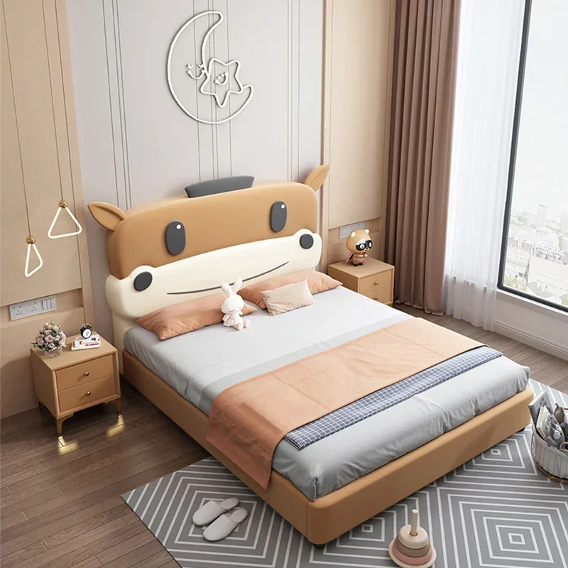 Creative Modern Design Popular Kids Bed for Bedroom Furniture with Storage Girls Boys Children Double Single Bed