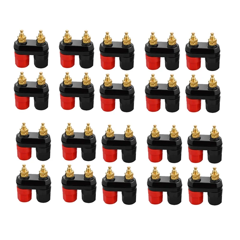SQPP-20 шт. разъем типа «банан» гнездовой разъем для переплета двойной разъем типа «банан» 4 мм для терминала усилителя динамика