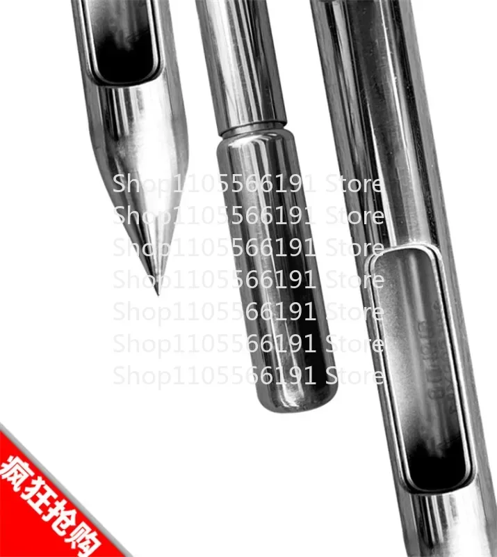 Multifunctional Sampler 304 Stainless Steel Double Layer Rotary Powder Sampling Tube Cement/