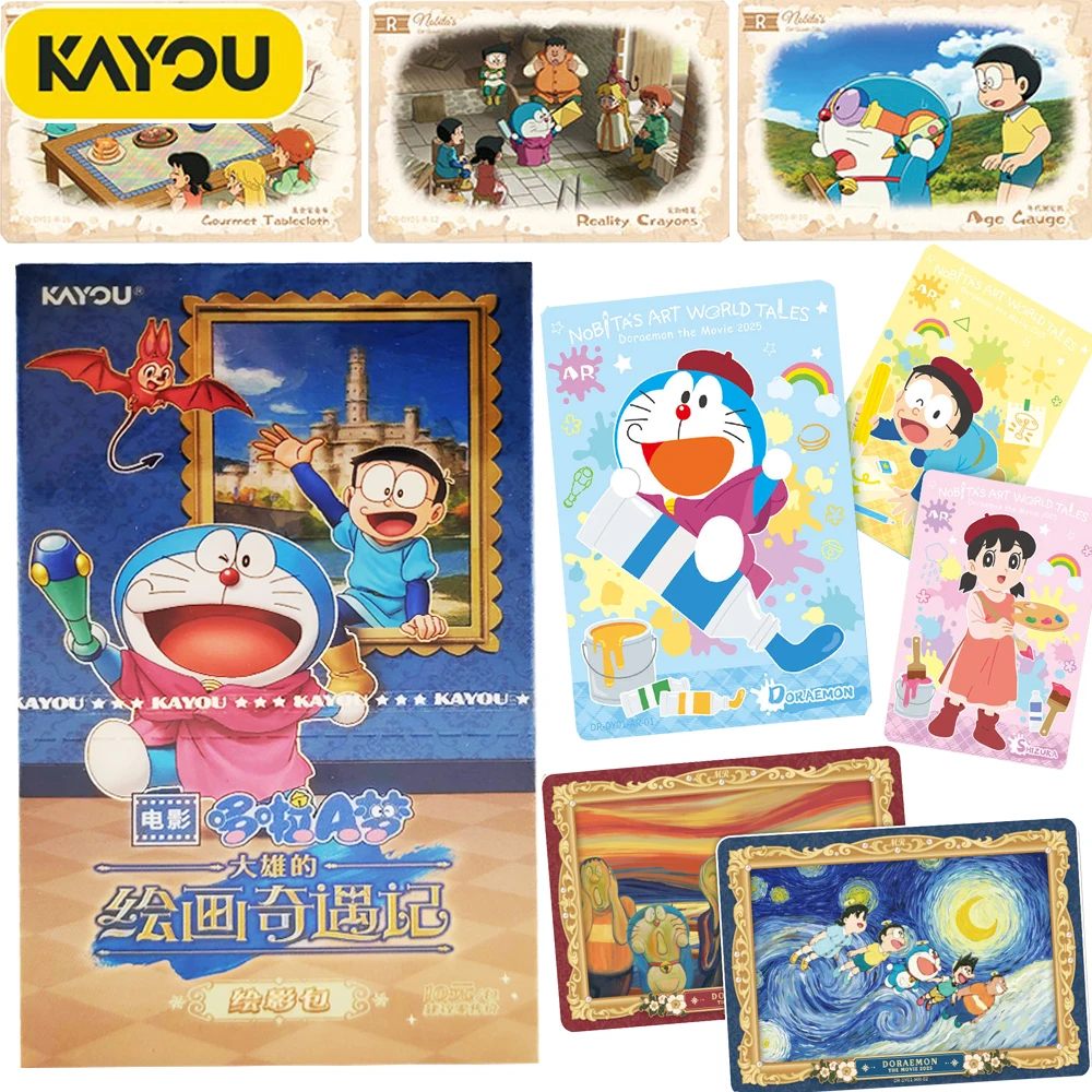 

New KAYOU Genuine Doreamon Collection Cards Animated Movie Characters Art World Adventure Tales Theme Cards Children Toys Gifts