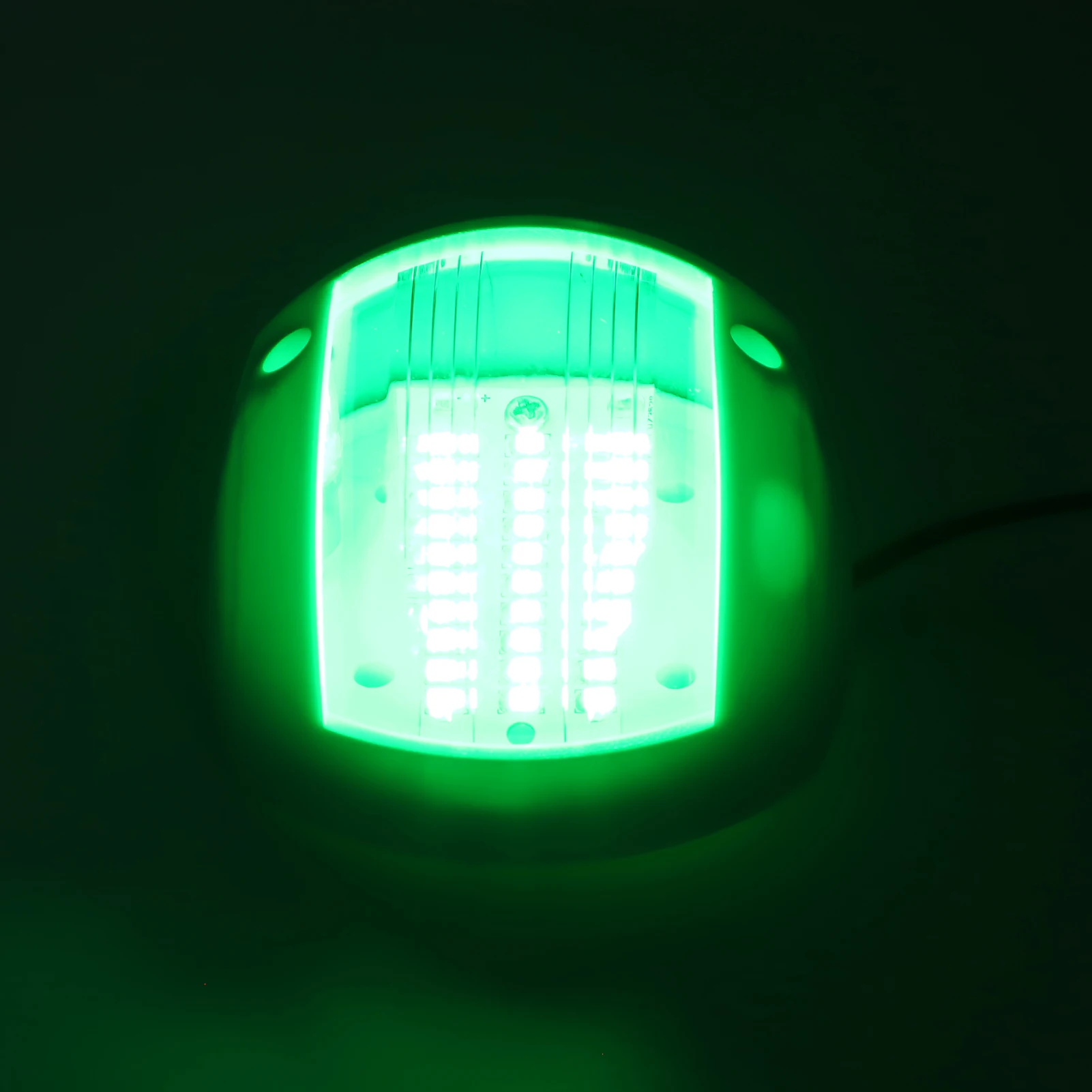 2 قطعة ضوء إشارة اليخوت 3 واط LED الملاحة القوس مصباح أحمر أخضر السفينة مجلس ضوء 112.6 °   زاوية الإشعاع للإبحار DC 12V‐24V