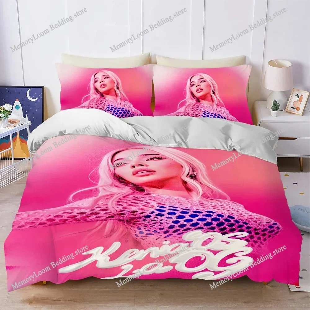 

Hot Singer K-Kenia Os La Og Duvet Cover Set Home Style Bedding Soft Laundry Cotton Bed Student Dormitory Gift Home Textile
