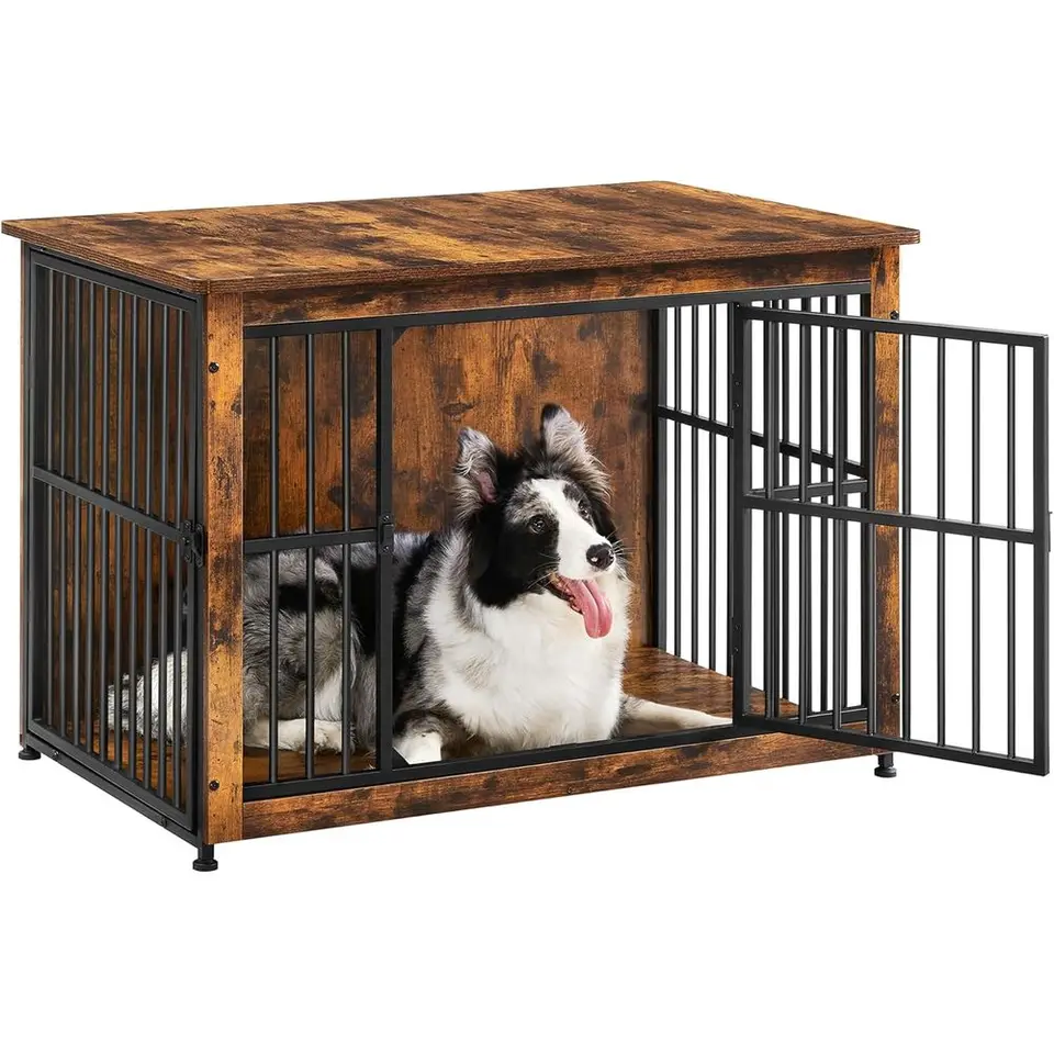 Heavy Duty Dog Crate Furniture and Side Table