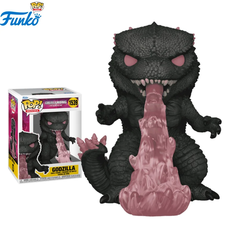 

Godzilla Funko Pop Movies & TV Godzilla with Heat-Ray (The New Empire) Anime Toy for Boys Gift Collectible Model Ornaments