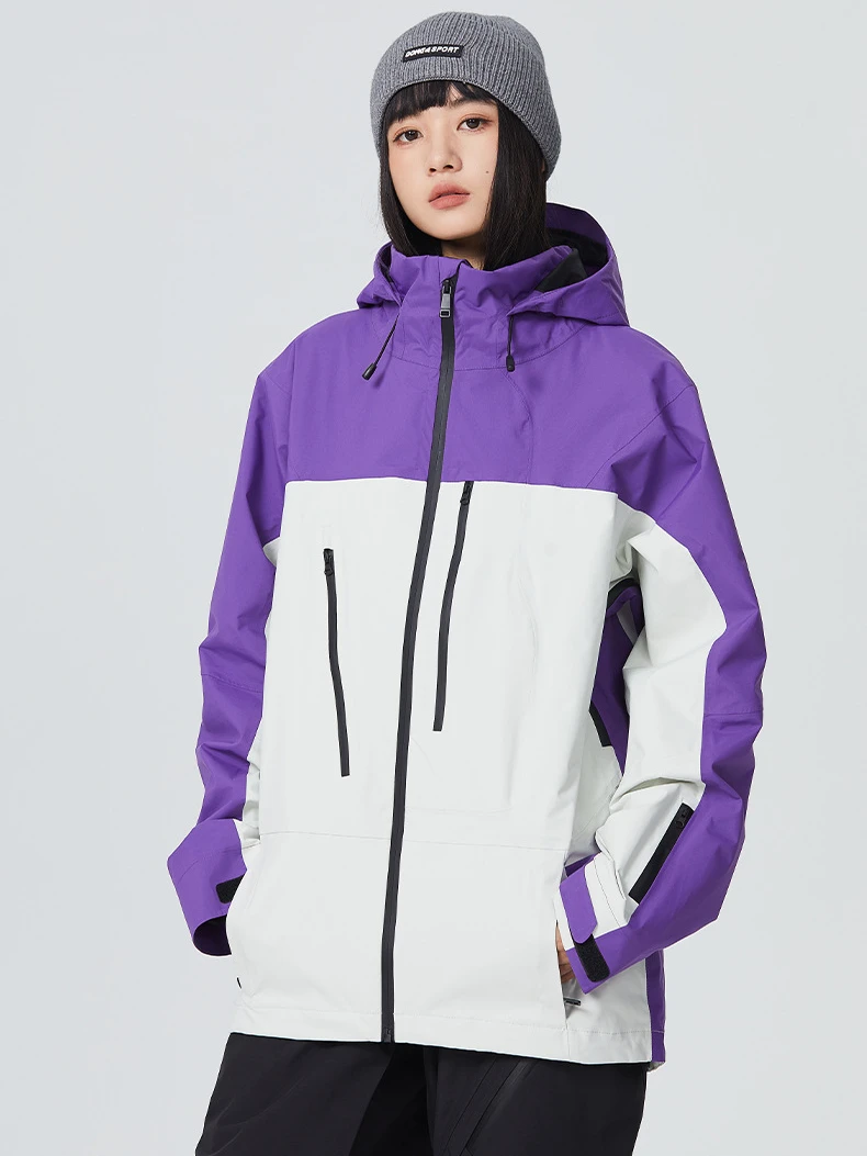 

Women and Men Mountain Waterproof Ski Jacket Hooded Windproof Raincoat Winter Warm Snow Coat Snowboard Clothes