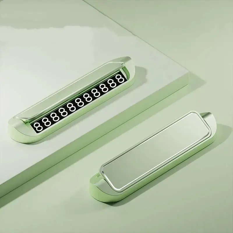 Car Temporary Parking Phone Number Plate One Click Hide Function For Daily Car Parking Use High‑Visibility Non‑Slip