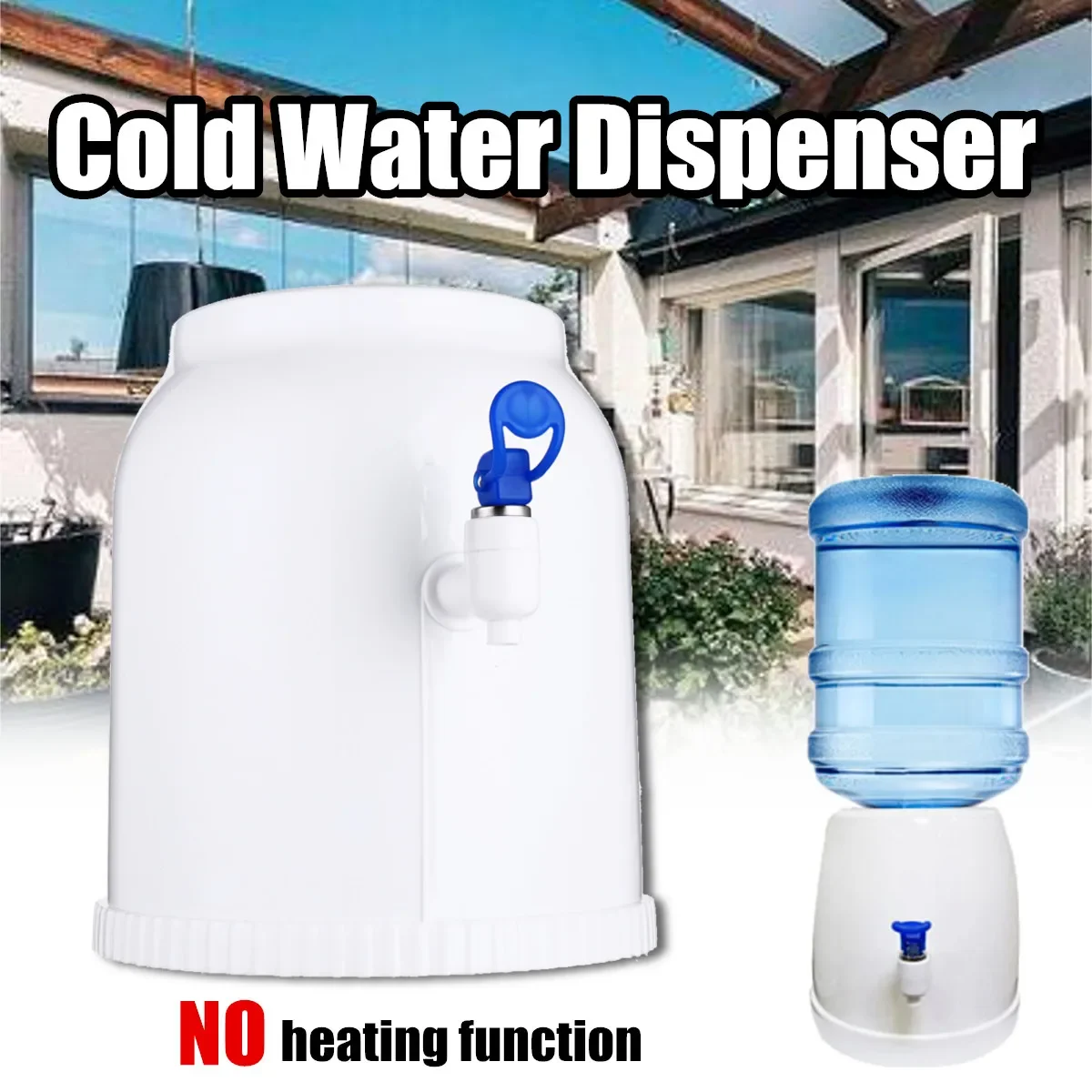 

Desktop Mini Drink Dispenser Gallon Drinking Bottle Portable Countertop Cooler Drinking Faucet Tool Press Water Pumping Device