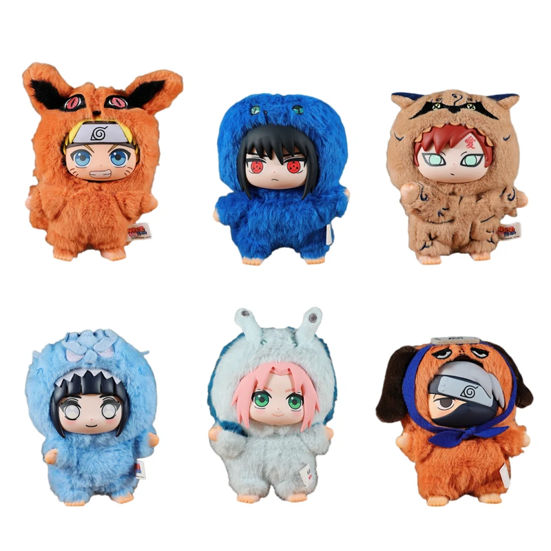 Top Toy × Eaki Naruto Cute Beast Party - นารูโตะและซาสึเกะกล่องตาบอดรูปพวงกุญแจ Charm