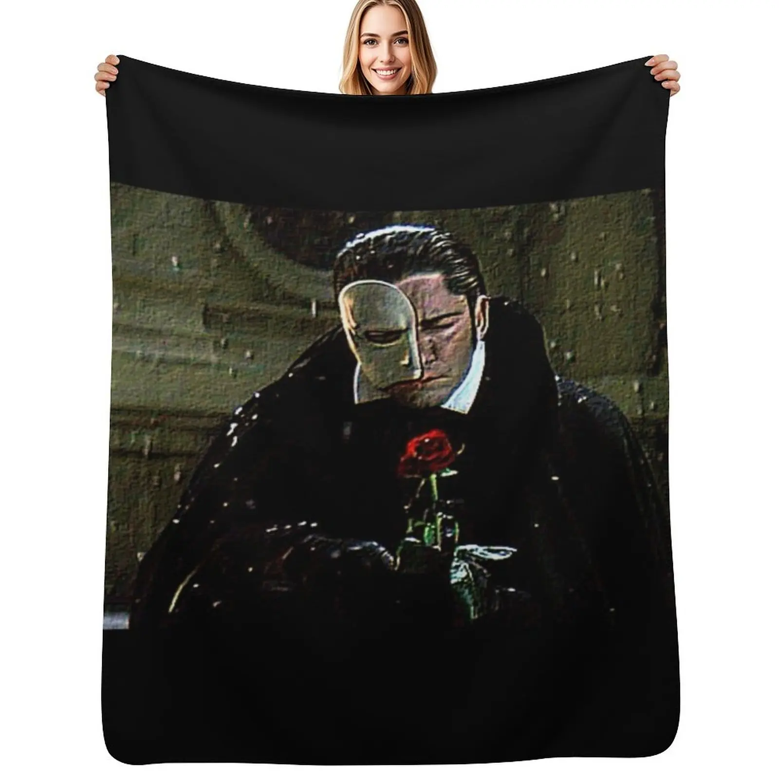 

Phantom of the Opera Throw Blanket All Season Lightweight Soft Blanket for Bed