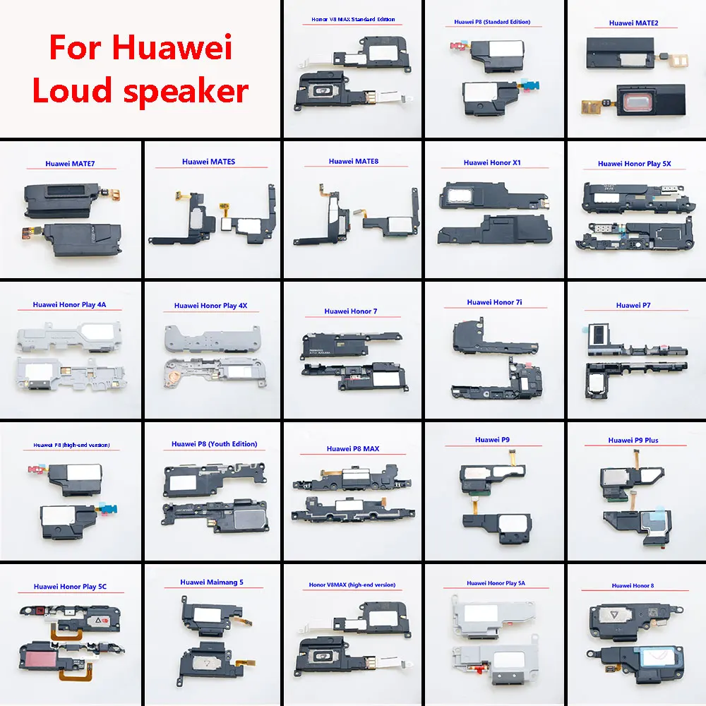 Loud speaker For Huawei P7/P8/P9 Plus Honor Play 5C V8 MAX Loud Speaker Buzzer Ringer Sound Mobile Phone Replacement Spare Parts