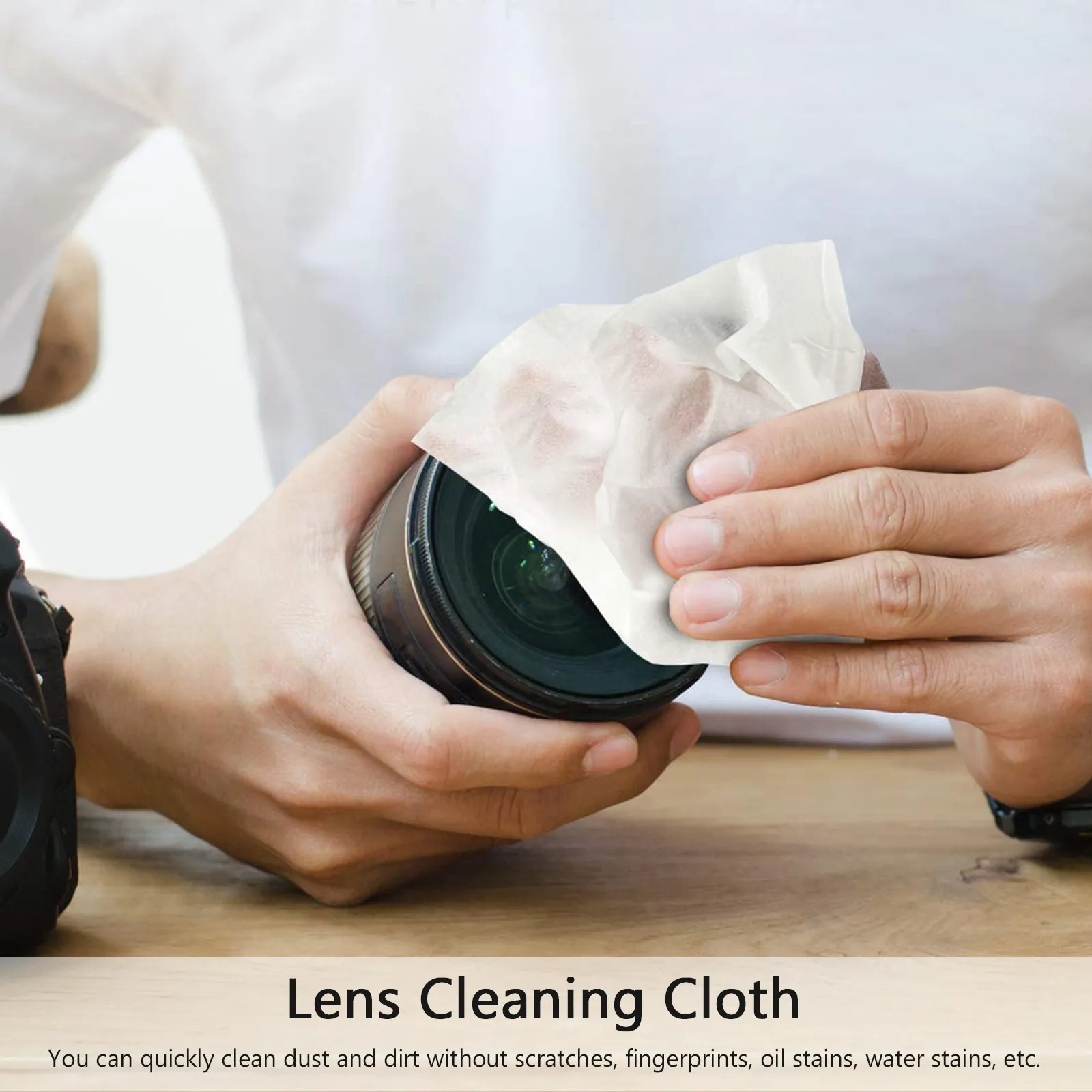 100pcs Superfine Microfiber Lens Cleaning Cloths for Glasses, Screens & Optical Instruments