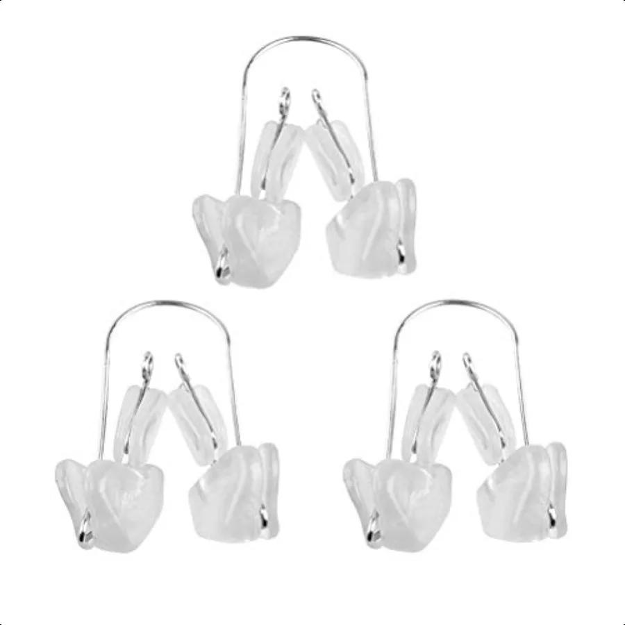

3pcs Transparent Nose Up Shaping Clip Nose Bridge Straightener for Women Lifting Tool for Droopy and Comfortable Design Pink Pa