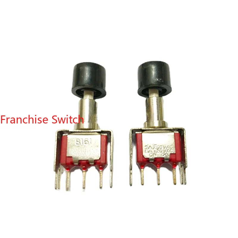 Button Switch 8161 Reset  With Hidden Lock 3-pin    Cap