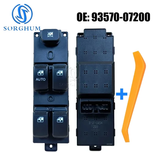 Botón de Control de interruptor de ventana principal de energía eléctrica SORGHUM 93570-07200 para Hyundai H100-4F Porter2 Kia Picanto Morning 2004-2006