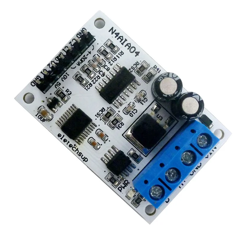 Eletechsup 4-20ma Spanningssignaal Acquisitie Rs485 Modbus Rtu Module Voor Plc Stroomzender Meetinstrumenten