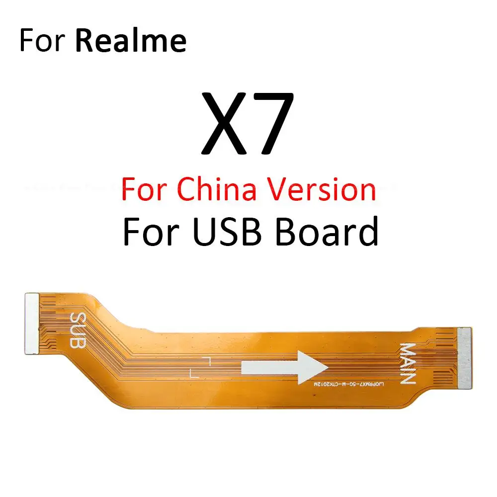 Carte mère connectée LCD, câble flexible pour OPPO Realme X Lite XT X2 X3 Super Zoom X50 X50m X7 Max Pro 5G