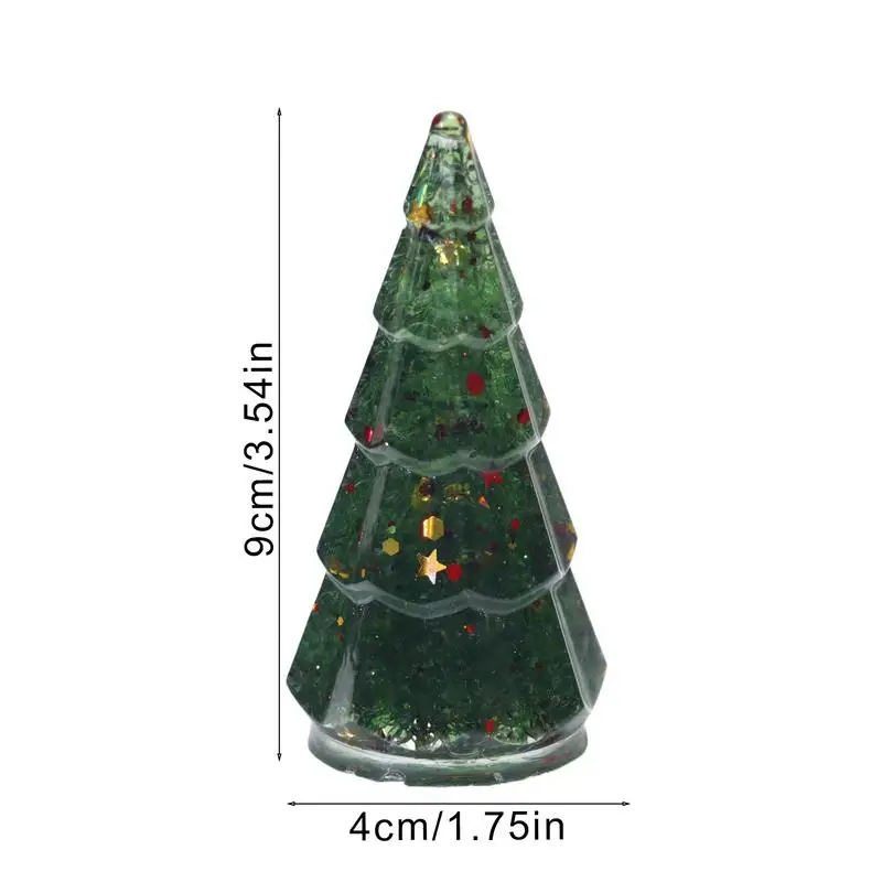 Crystal Christmas Tree Crystal Crafts Christmas Tree Ornament Holiday Tree Sculptures Table Decorations festival gifts