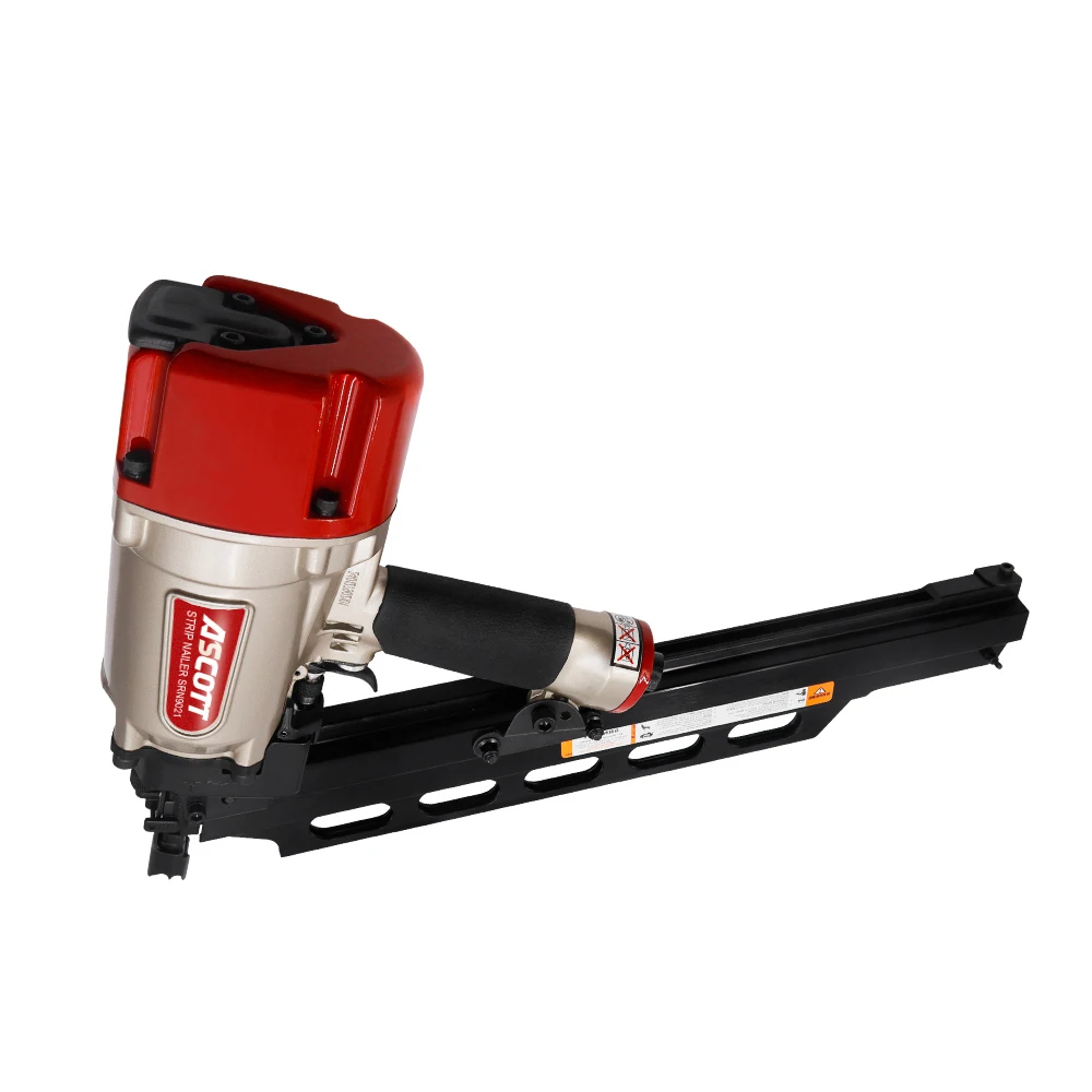 Srn9021l 21 درجة أداة تأطير هوائية للأظافر البلاستيكية المطلية برأس مستدير كامل للتأطير #4