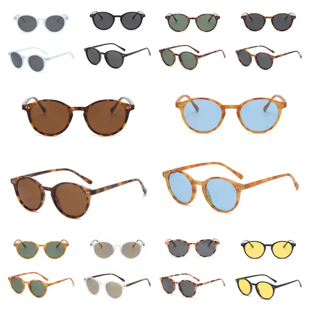 جديد TR للجنسين Sunies PC ليوبارد طباعة كامل الإطار النظارات الشمسية زي التبعي الزخرفية الرجعية HD النظارات الشمسية الصيف