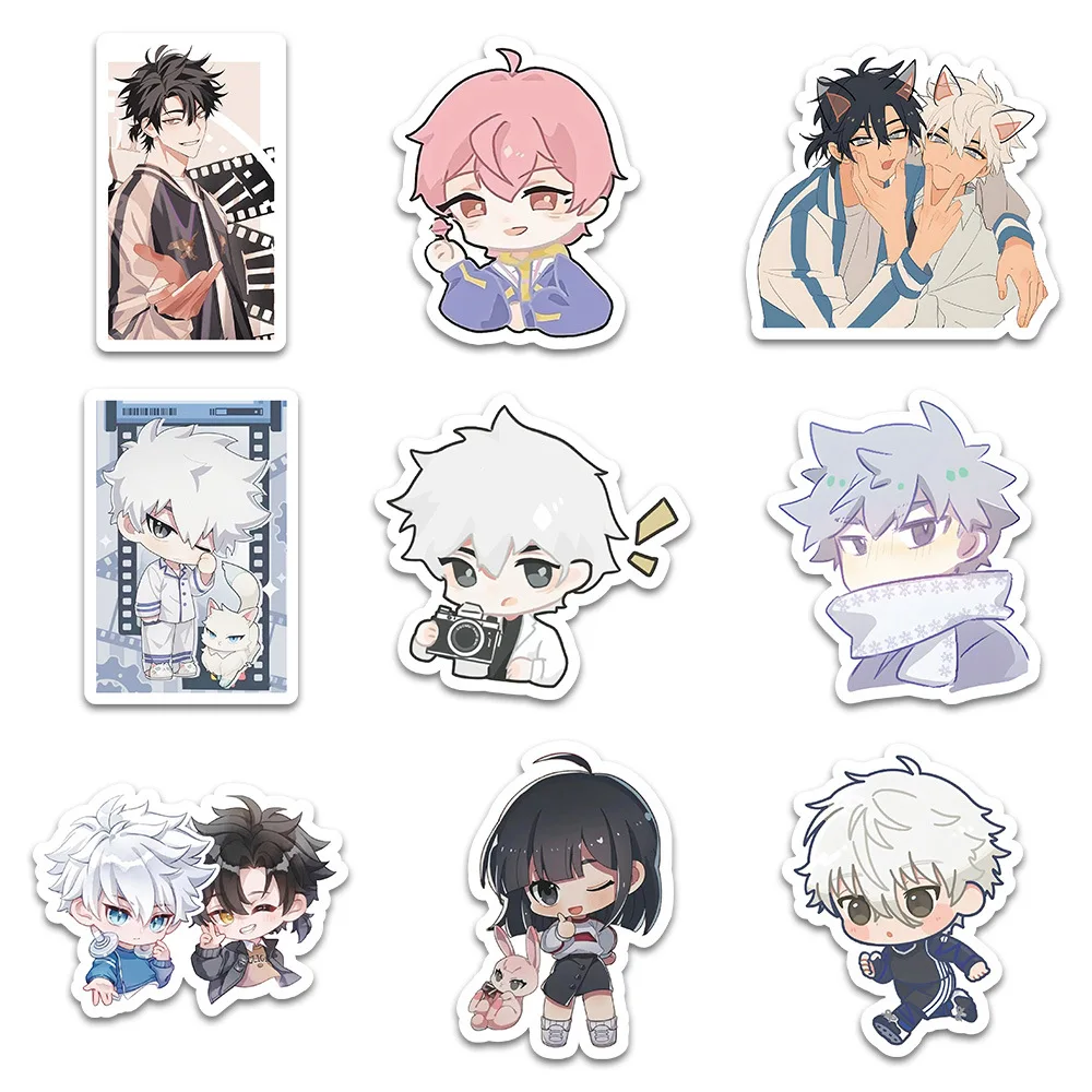 

10/60PCS Link Click Cute Cartoon Graffiti Sticker Fashion Personality DIY Water Cup Stationery Box Guitar Stickers Toy Gift