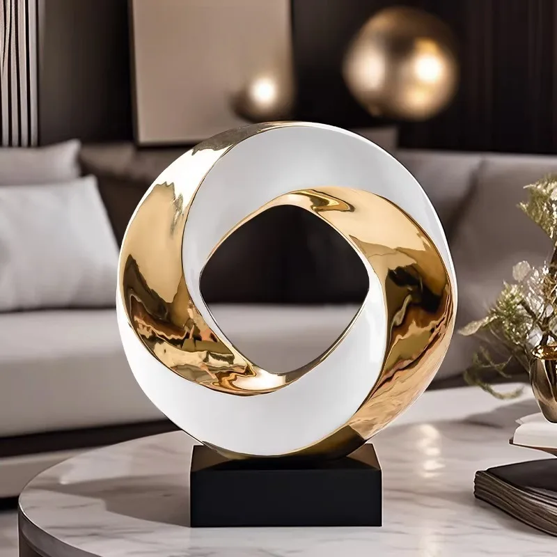 

Light luxury high-end ceramic ornaments Wine cabinet TV cabinet Living room desktop decoration