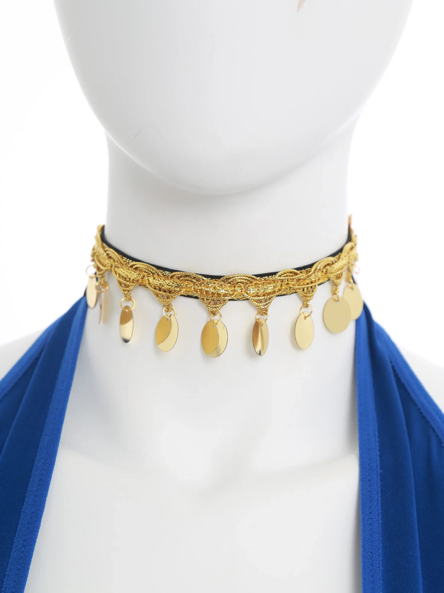 ชุดคอสเพลย์ฮาโลวีนสไตล์เต้นรำอินเดียสำหรับผู้หญิง ชุดเซ็กซี่ บอดี้สูทและกระโปรงผ้าตาข่ายผ่าข้างพร้อมคอเสื้อ