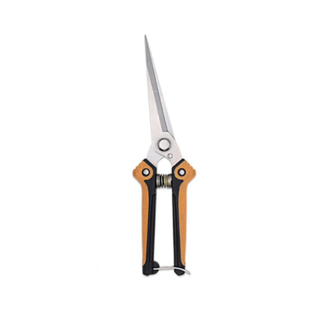 Pruning Scissors Professional Garden Shears Straight Stainless Steel Blades Sharp Gardening Hand Pruner For Garden Fruits Plants