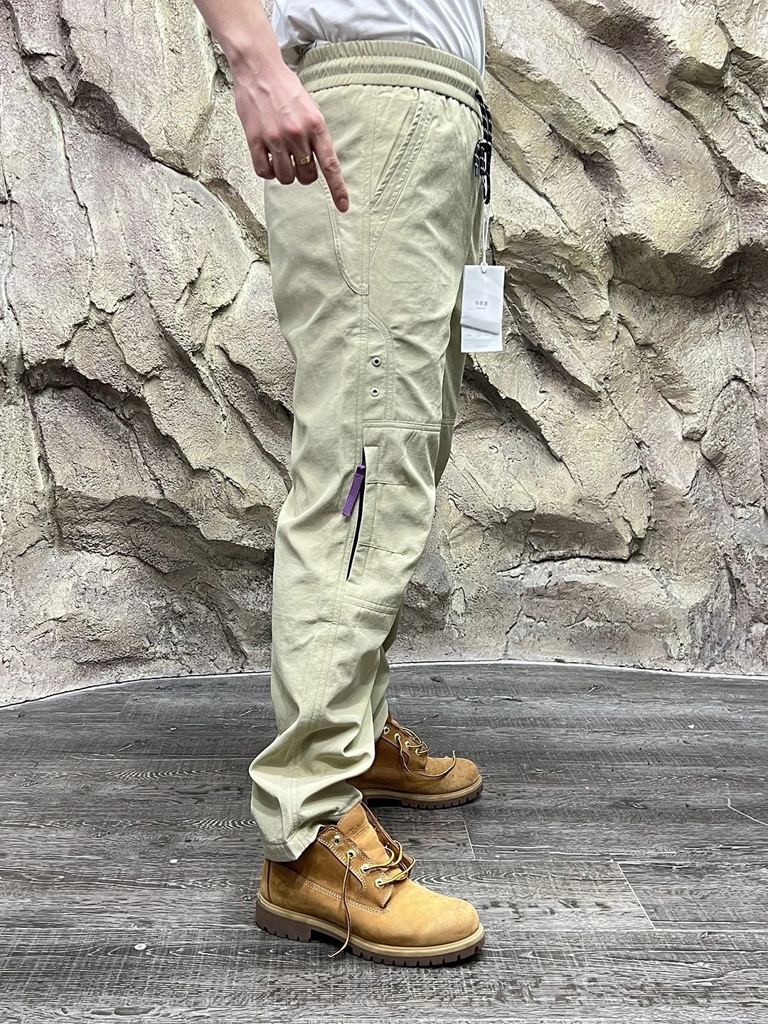 American High Street Style Men's Outdoor Sports Straight Leg Casual Pants 3D Tailoring Quick Dry Nylon Fabric Bike Riding