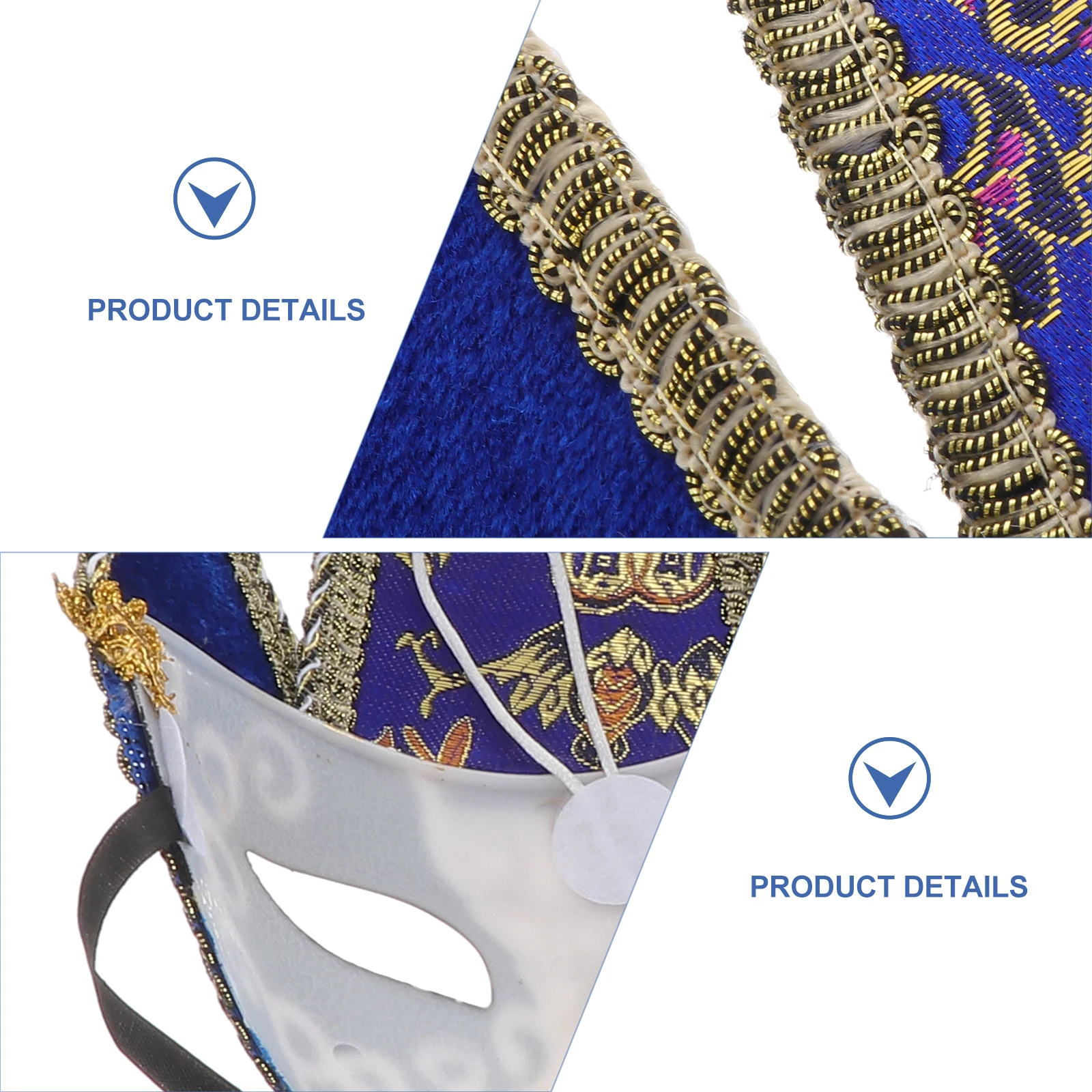 

Men'S Venice Half Face Mask Carnival Party Mask Costume Masquerade Party Dress Up Cosplay Event Decor Accessory